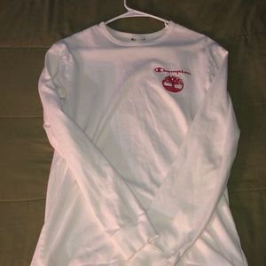Champion X Timberland Long Sleeve T Shirt Sz M